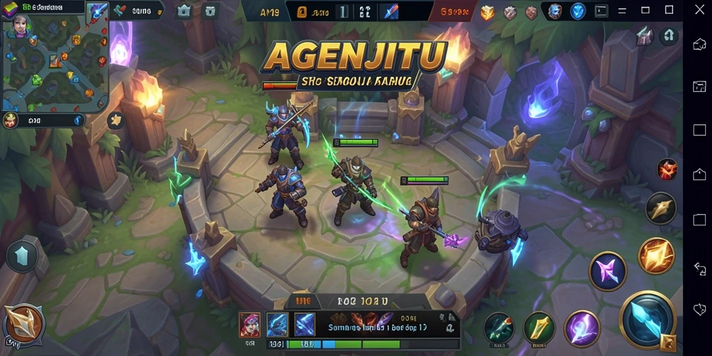 Tampilan gameplay AGENJITU dengan grafis menawan dan aksi seru.