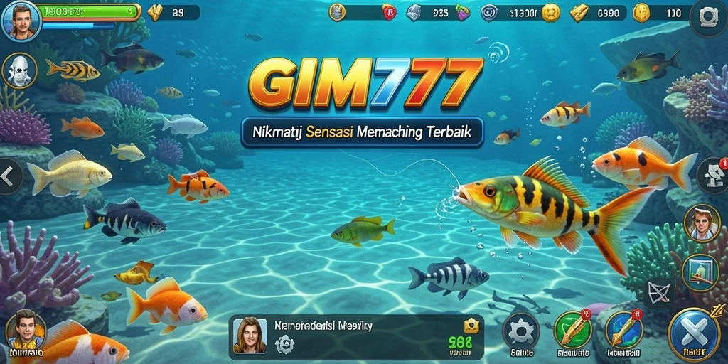 Tangkapan ikan yang menakjubkan dalam gameplay GIM777.