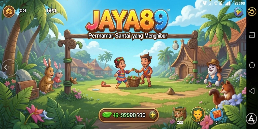 Tampilan gameplay santai di JAYA89 dengan berbagai level menarik.
