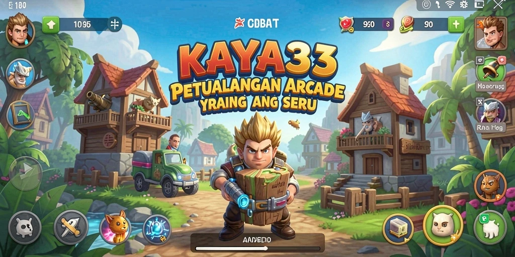 Tampilan gameplay KAYA33 yang seru dan menantang di arcade.