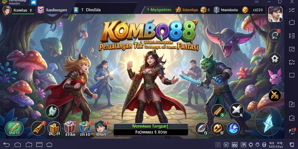 Tampilan gameplay menakjubkan dalam dunia penuh petualangan.