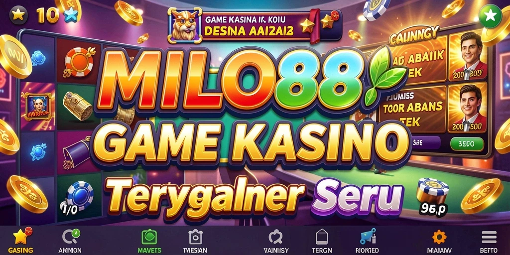 Tampilan gameplay seru di <strong>MILO88</strong> menunjukkan pengalaman Kasino yang mendebarkan.