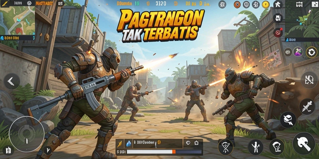 Gameplay Battle Royale yang mendebarkan dalam NAGITABET.