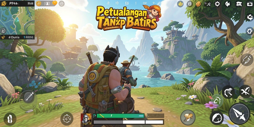 Gameplay PP444 yang memukau di dunia terbuka yang luas.