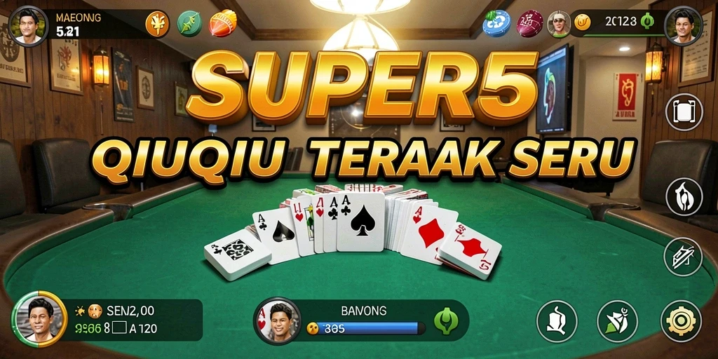 Tampilan gameplay seru SUPER5 yang penuh aksi QiuQiu.