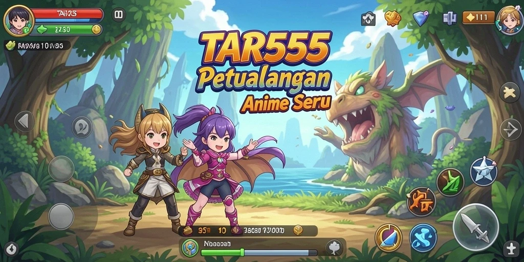 Tampilan karakter dan pertarungan seru di TAR555.